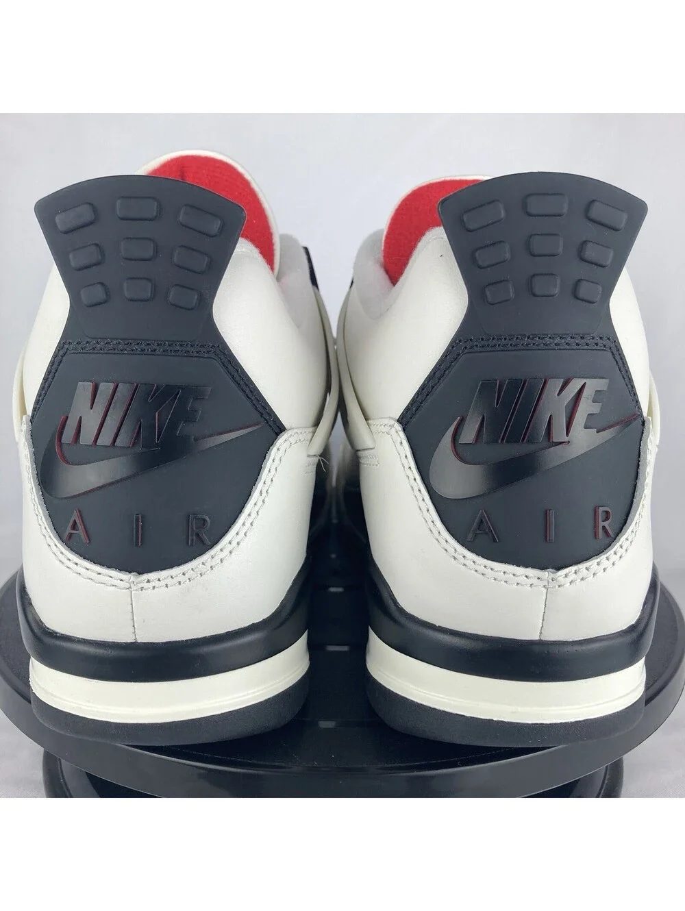 NEW Men’s Size 9.5 Nike Air Jordan 4 Retro RM White Black Red IM4002-100